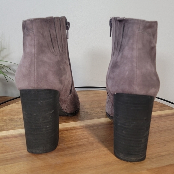 Jeffrey Campbell Hanger Suede Ankle Boots Chunky Heel Size 9 - Picture 8 of 17
